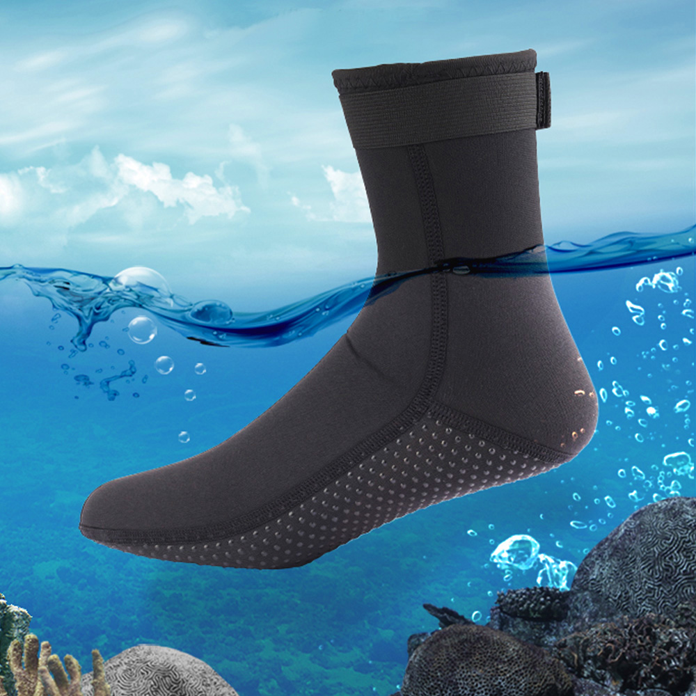 Wetsuit 3Mm Neoprene - Sepatu bot menyelam Neoprene 3mm &