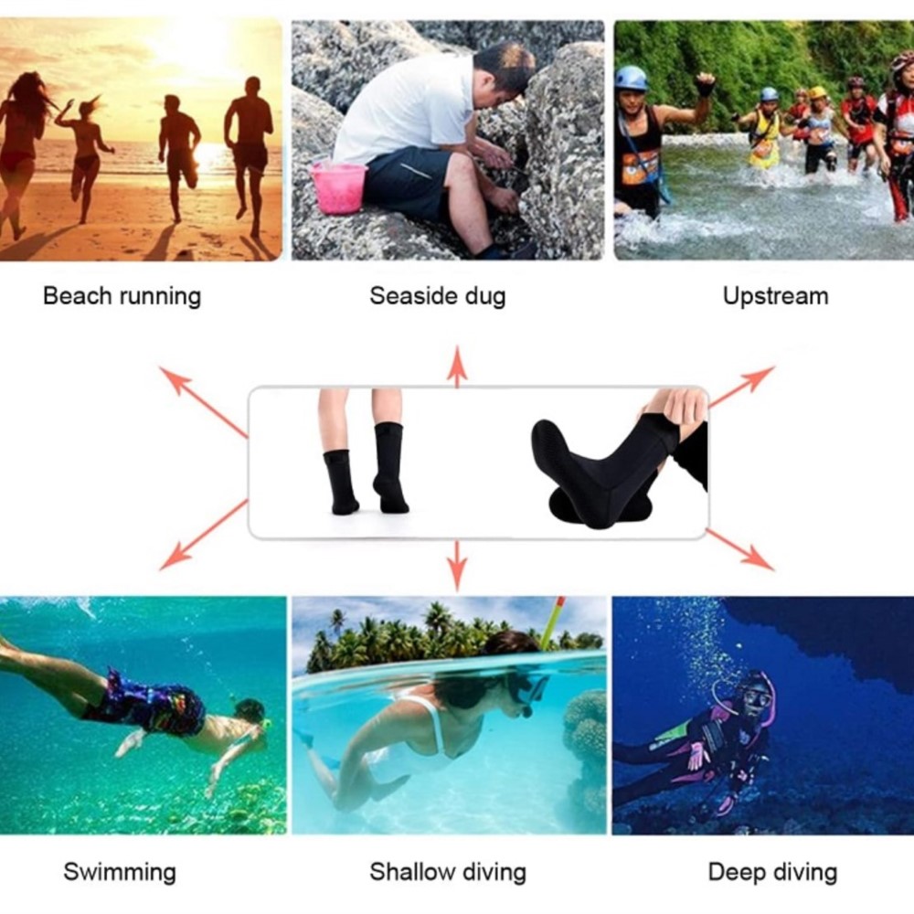 Kaus kaki Neoprene, sepatu bot - Wetsuit 3Mm Neoprene ulasan dan harga