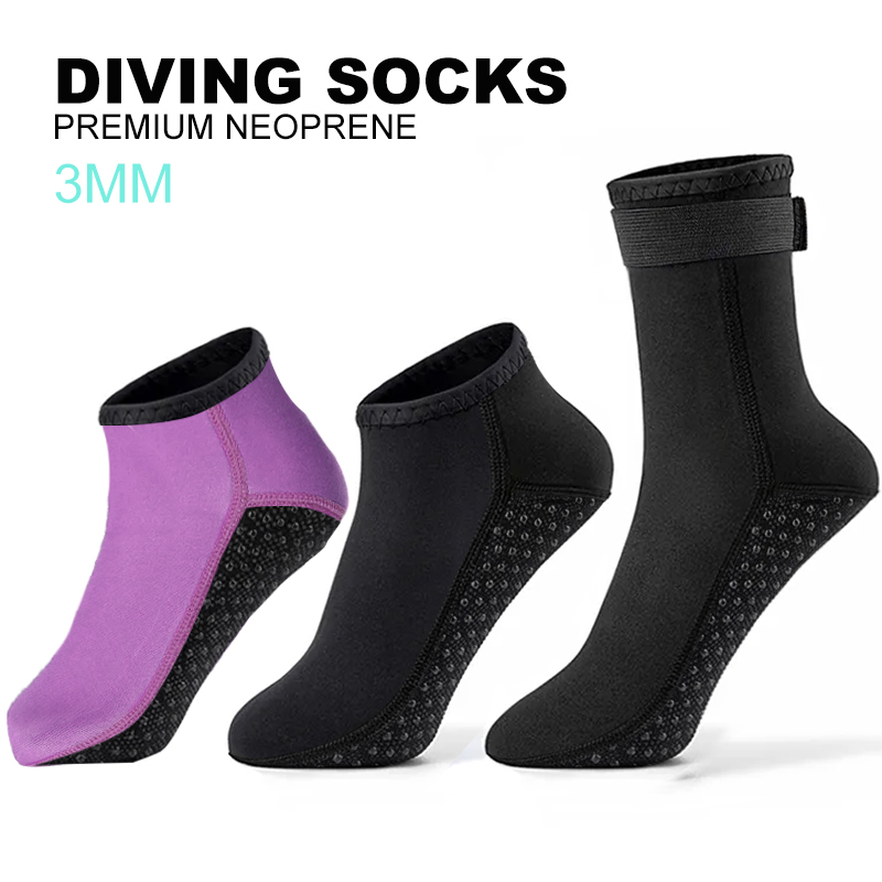 Kaus kaki sepatu bot 3mm Anti  - Wetsuit 3Mm Neoprene ulasan dan harga