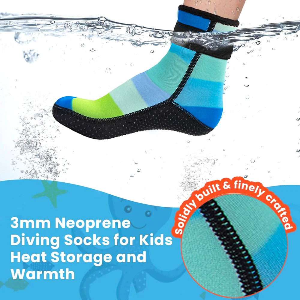Kaus Kaki Menyelam Anak-anak 3 - Wetsuit 3Mm Neoprene ulasan dan harga